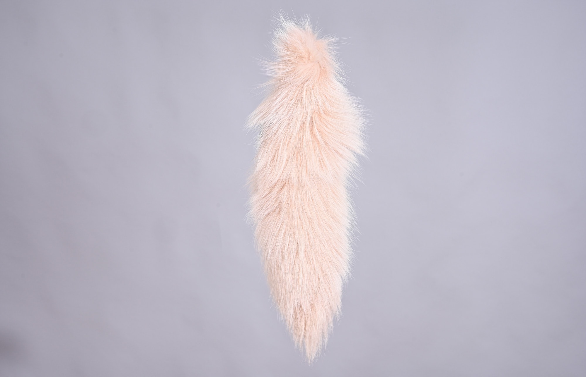Arctic marble dyed pink tail