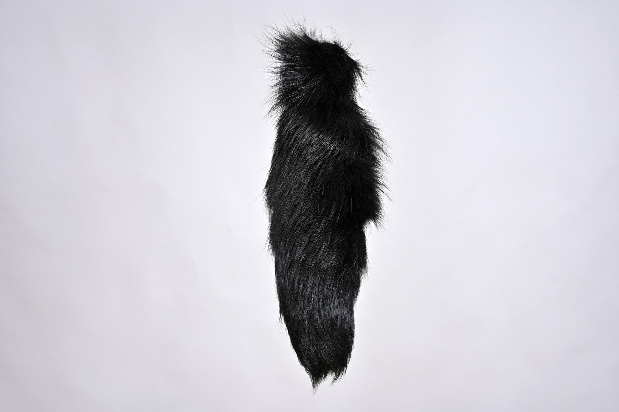 Arctic marble dyed black tail